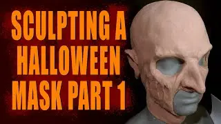 Halloween DIY - How To Make A Halloween Mask Part 1 - Clay Sculpting | Dark Nook