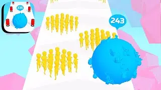 Roll Crowd ​- All Levels Gameplay Android,ios (Part 28)