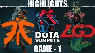 FNATIC vs LGD - The Summit 8, 3 Series - GAME 1 [HIGHLIGHTS]