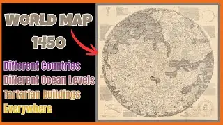 The World was a Much Different Place 600 Years Ago - Fra Mauro Map 1450