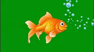 Cartoon Fish Animation 4K 🐟 | Green Screen VFX | No Copyright | Free Download