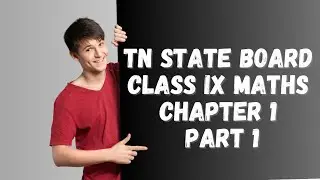 TN State Board Class 9 Maths | Live Class | Chapter 1 Set part 1 #sets #maths #samacheermaths #live