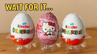 • Satisfying ASMR Kinder Surprise Unboxing 🍫  Which One? • Relaxing ASMR Kinder Eggs Unboxing 🍫 
