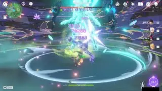 (SHOWCASE) Cyno Hyper Carry Damage With C6 Sara | Genshin Impact 3.1