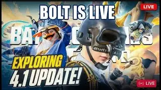BOLT IS LIVE🔥| EXPLORING NEW 4.1 UPDATE | Road to 10k family #BGMI