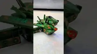 Tank to Aircraft Transformer Tank & Jet Fighter 2 in 1 Green  Airplane Toy Convertible #cartoontoy