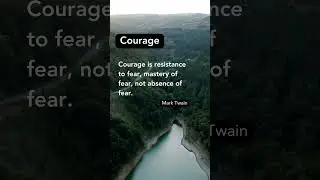 Brave the unknown. #Courage #MarkTwain