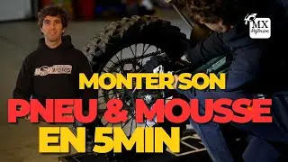 Monter sa mousse de pneu en 5min avec Rabaconda y compris démontage   tuto meca MX Reflexion