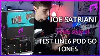 Test Liveplayrock guitar presets Pod Go pack Joe Satriani&nbsp;style
