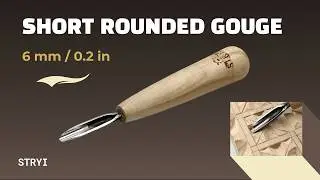 Gouge for Chip Carving | Relaxing Hand Carved
