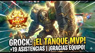 MVP ROAM!! Best Build con Grock!. Mobile Legends- MLBB. Buen equipo!