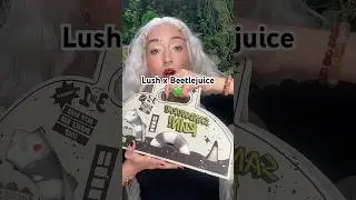 LUSH x Beetlejuice 💚 full kolekcja! Wrzucamy robala w całości czy w części? #lush #bathbomb #shorts