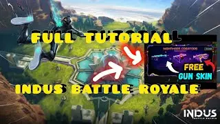 Indus Battle Royale . Full TUTORIAL for beginners.......And free gun skin 🥰.@TechnoGamerzOfficial
