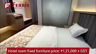 Hotel Room Fixed Furniture Starting at ₹1,21,000 | Ferris Interio