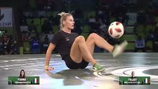 World Freestyle Football Championship 2023 🇰🇪 |  Women's Top 8: Yoanna vs M&eacute;lody