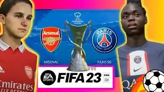EPIC Fifa 23 Women's Champions League Final: Arsenal vs PSG Gameplay!