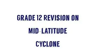 Grade12 revision on Mid-lattitude cyclone. Feb/Mar 2012 question paper. 2.2.1