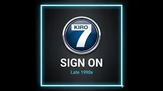 KIRO-TV Channel 7 Seattle: Morning Sign-On (Late 90s) | CBS Affiliate