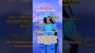 erros do roblox que talvez vc n&atilde;o saiba o significado. #shorts #roblox