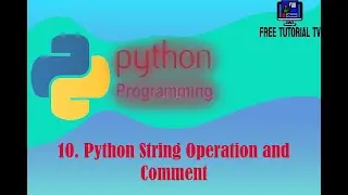 10  How to execute String Operation and Code Commenting in Python?