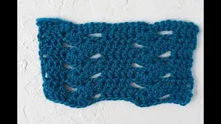 How to Crochet a Lacy Baby Blanket Stitch