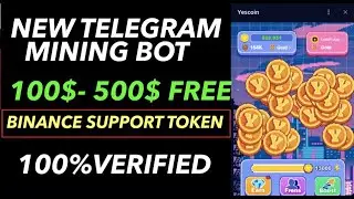 NEW TELEGRAM BOT MINING🔥NOTCOIN का PRICE जायेगा 100X  BULL RUN💰BINANCE SUPPORT TOKEN🚀100$-500$ FREE