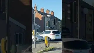 Cars crashed in Leigh! #automobile #car #accident #sad