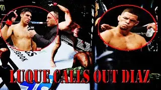 VICENTE LUQUE CALLS OUT NATE DIAZ AFTER HE DEMOLISHED RANDY BROWN| UFC VEGAS 5