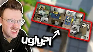 fixing the UGLIEST apartment in The Sims 4 🤮