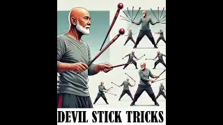 New Trix Stix Highlights (Brad C) Devil Sticks Juggling Fire Street Magic