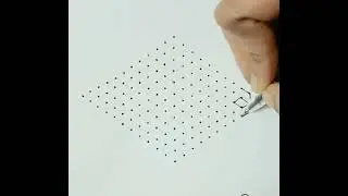 12*1 dot rangoli /easy and simple rangoli designs /easy kolam /simple muggulu /trishu easy rangoli 