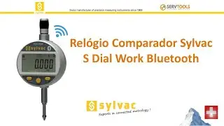 Rel&oacute;gio Comparador Sylvac S Dial Work Bluetooth