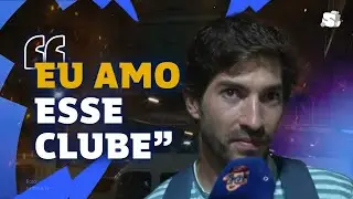 LUCAS SILVA VAI &Agrave;S L&Aacute;GRIMAS EM ENTREVISTA AP&Oacute;S A VIT&Oacute;RIA CONTRA O FORTALEZA