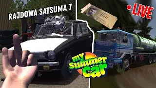 🏁Satsuma Rally - ostatnie regulacje i test sprawności 🚗  | #MySummerCar #Stream 🔴