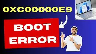 Fix Windows Boot Error 0xc00000e9 in Minutes | Windows 10/11 Startup Repair Guide