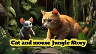 Friendship Beyond Instinct: The Beautiful Bond Between a Cat and a Mouse, jungle animals kids story