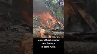 Helicopter Carrying CDS Bipin Rawat Crashes