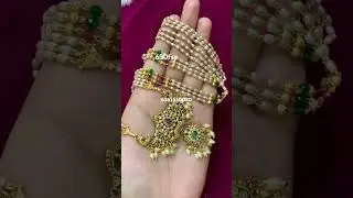 Premium quality pearl rani haram.orders/queries reach us 6362550020#trending jewellery