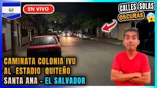 😱 Caminando desde Colonia El IVU al Estadio Quiteño FAS VS AGUILA 