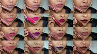 Colourpop Ultra Matte Liquid Lipsticks | Lip Swatches| #thepaintedlipsproject