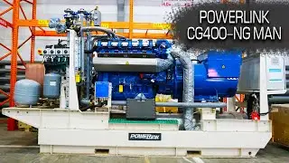 ГПУ PowerLink CG400-NG, двигатель MAN. Производство, когенерация, блок-контейнер.