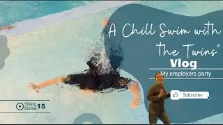 A Chill Swim with the Twins vlog🫧 | My employers party🥳 | Ofwlife | Shengbisdak15
