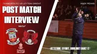 Tamworth FC против Leyton Orient &mdash; интервью после матча