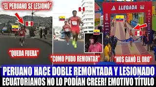 PERUVIAN INJURED AND RESPONDS TO ECUADORIAN TO WIN GOLD IN QUITO! NO ONE COULD BELIEVE IT!