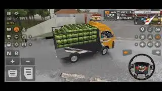 Permainan game truk part 3 | muatan gas Elpiji kirim ke toko‼️ truck simulator Indonesia 