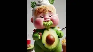 A New Kind of Fruit Eating Small Baby #asmr  #viral  #fruits  #aicartoon  #foryou  #unitedstates