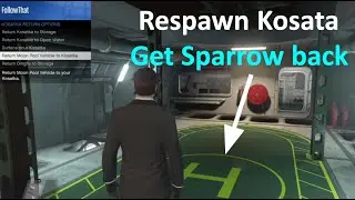 How to get Kosatka & its Sparrow heli back quickly in GTA Online