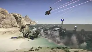 PlanetSide 2 Banshee A10 Strafe Run [Higher Quality, BRRRRRRRRRRR]