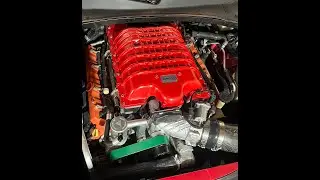 Installed a Hellraiser 2.85 upper pulley on my hellcat 300!