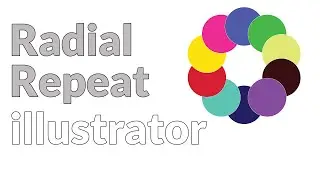 Radial Repeat in illustrator CC 2021 #short